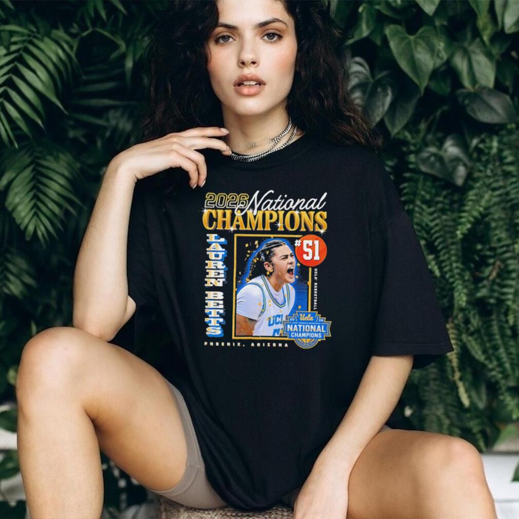 Lauren Betts UCLA Bruins 2026 National Champions Phoenix T Shirt