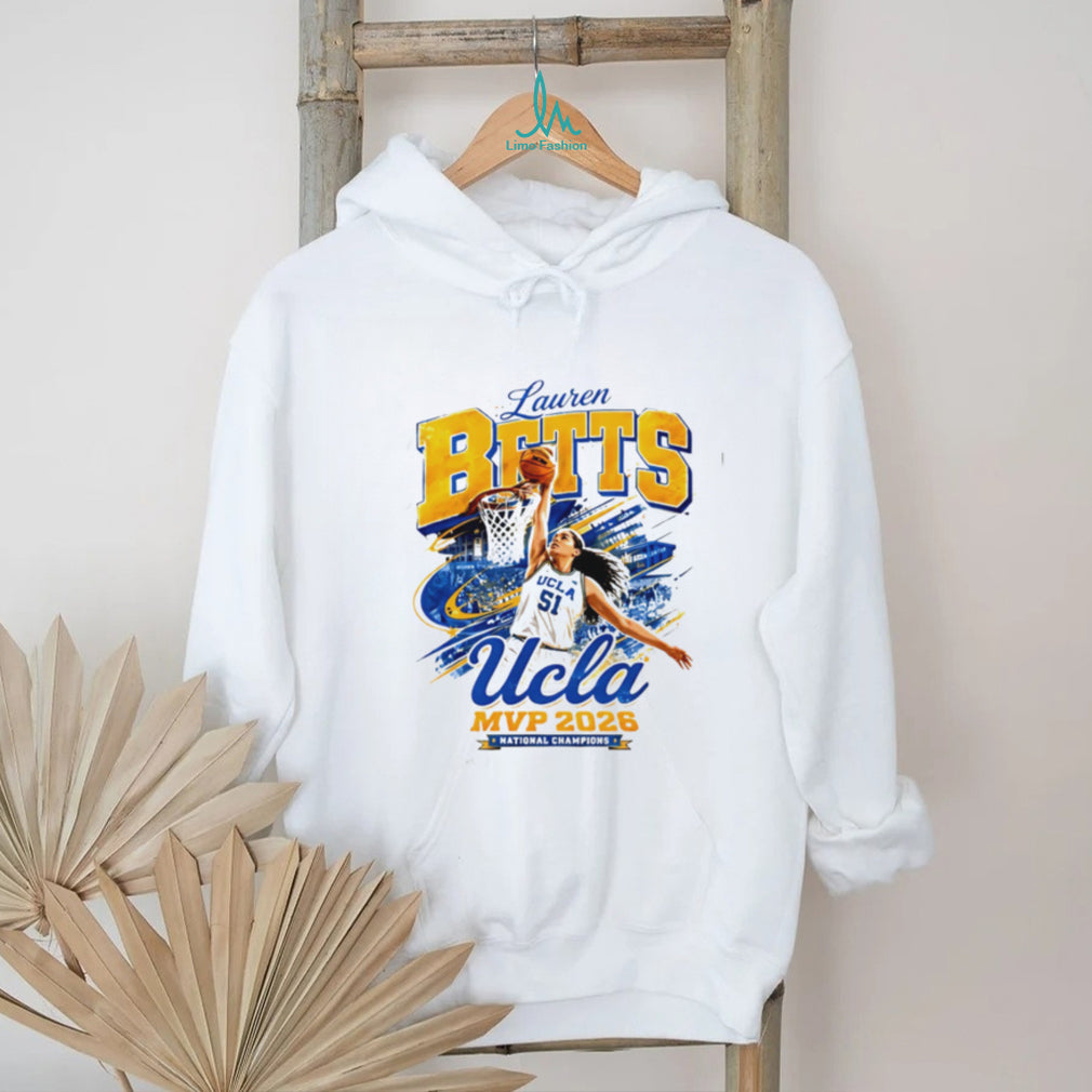 Lauren Betts UCLA Bruins MVP 2026 National Champions Basketball T Shirt