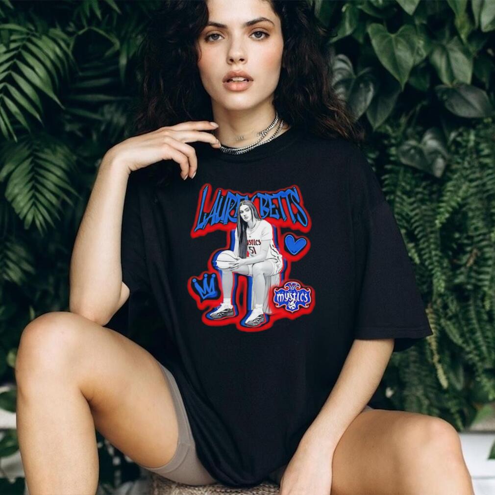 Lauren Betts Washington Mystics Basketball Player Graphic T Shirt
