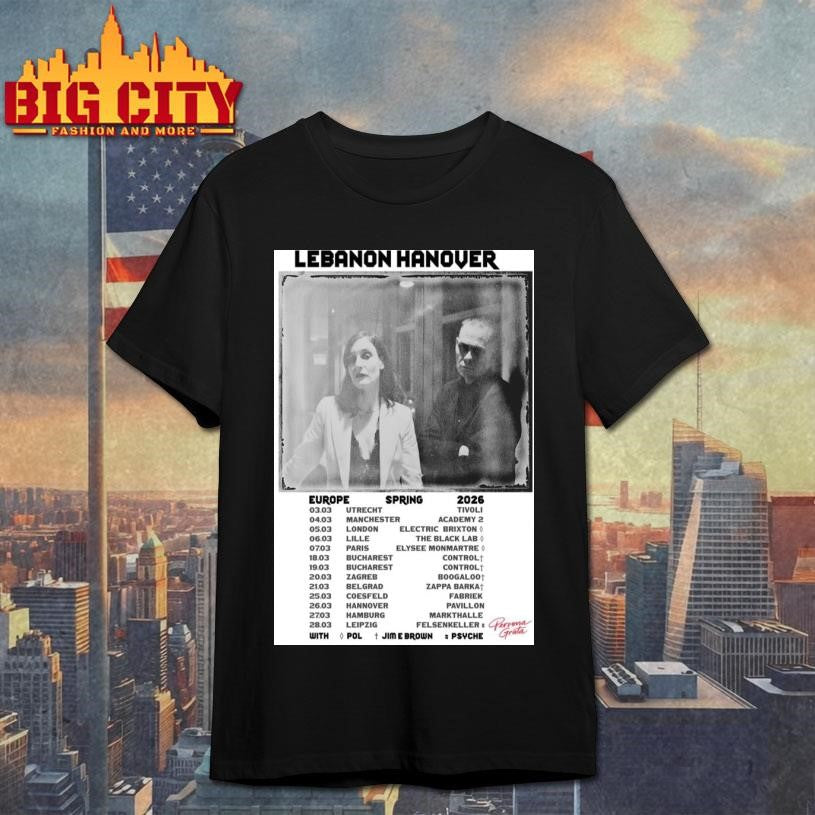 Lebanon Hanover Europe Spring 2026 Poster Shirt