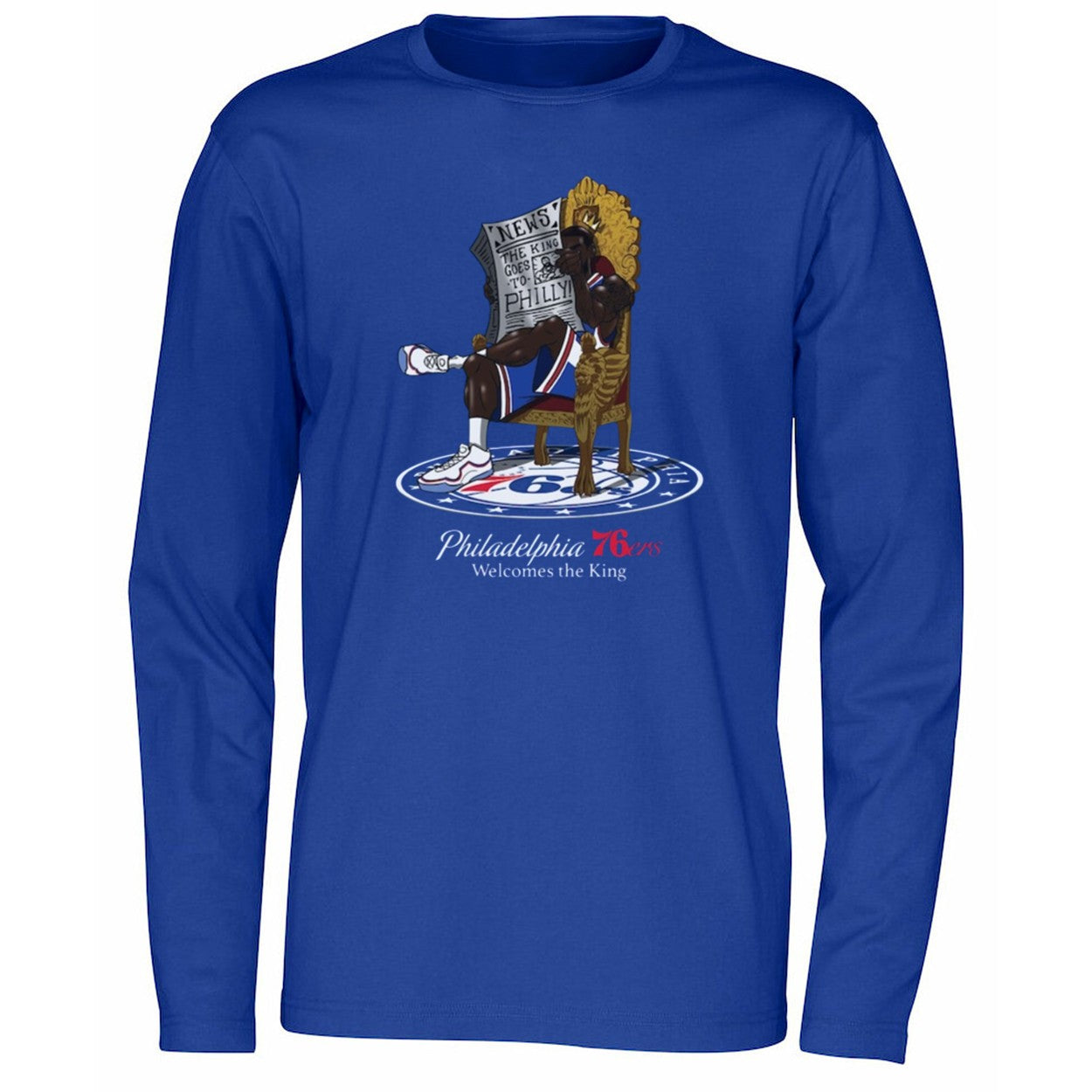Lebron Philadelphia 76ers Welcomes The King Shirt