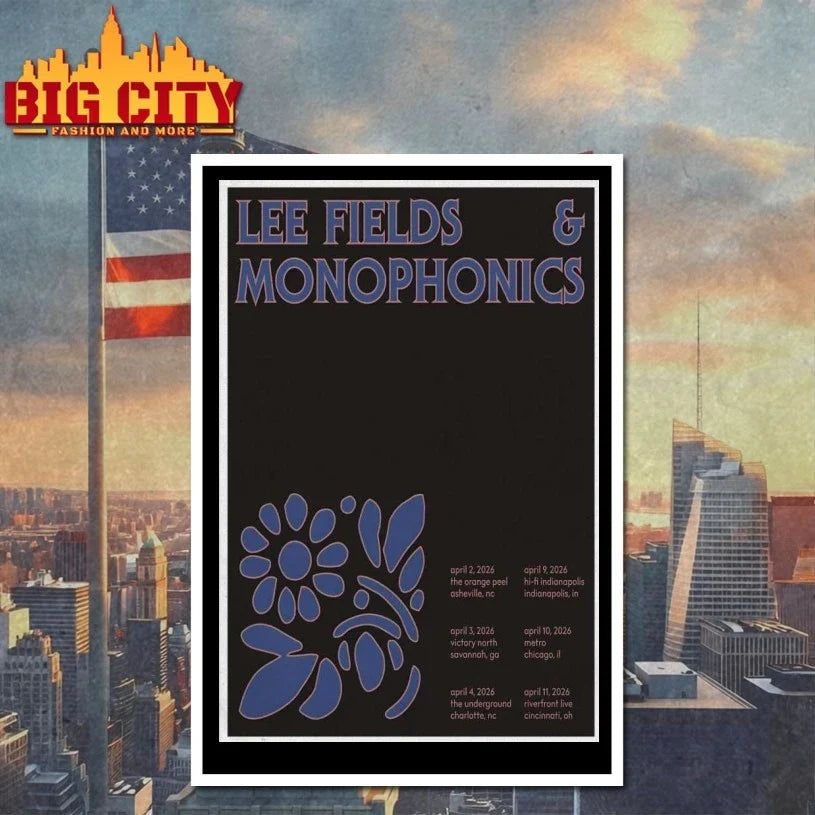 Lee Fields And Monophonics April 2026 Shows Poster shirt