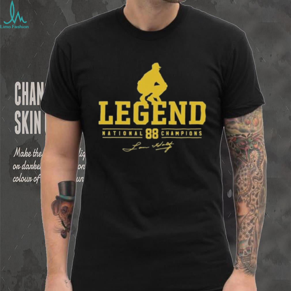 Legend Lou Holtz Notre Dame 1988 National Champions T Shirt