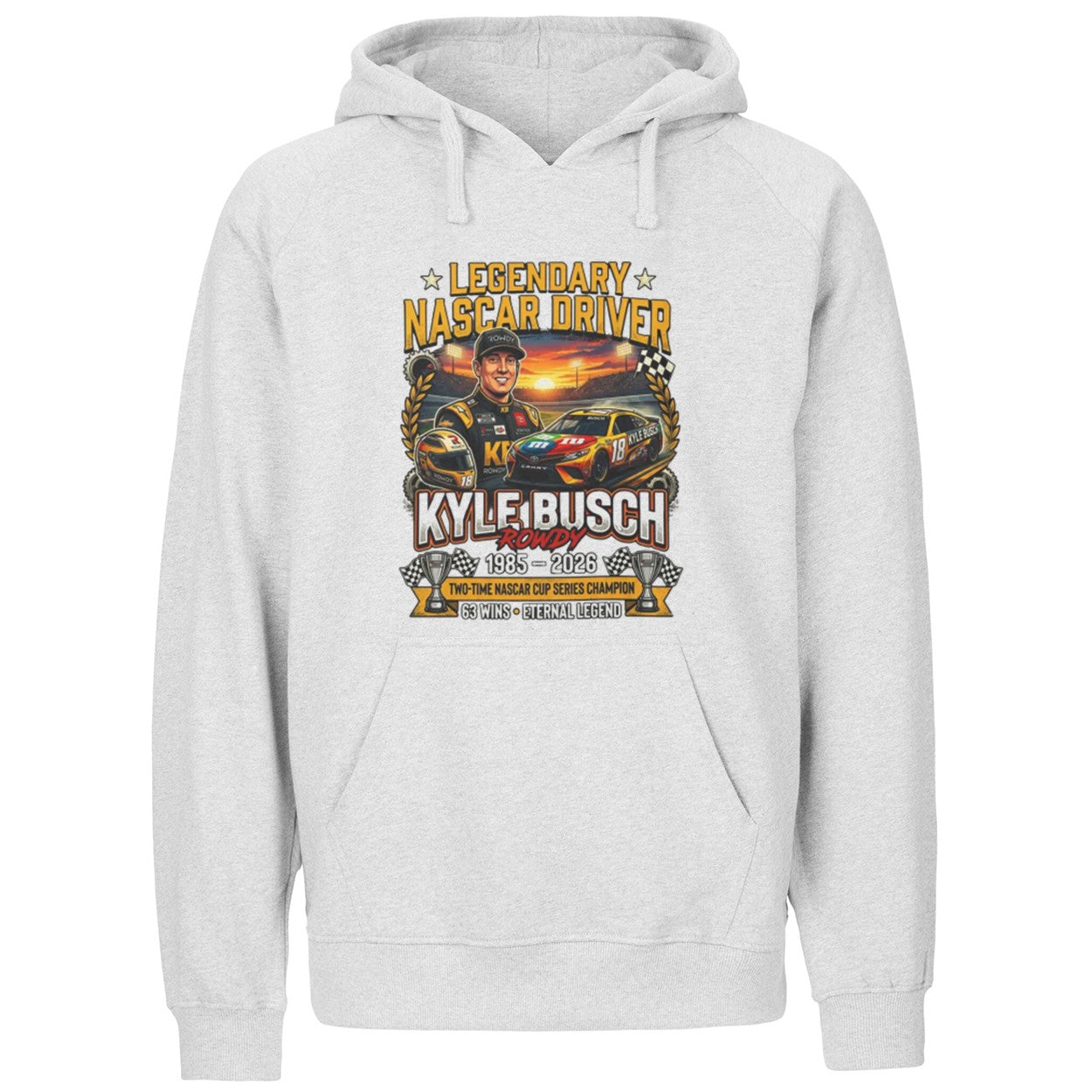 Legendary Driver Kyle Busch Rowdy 1985 2026 Shirt
