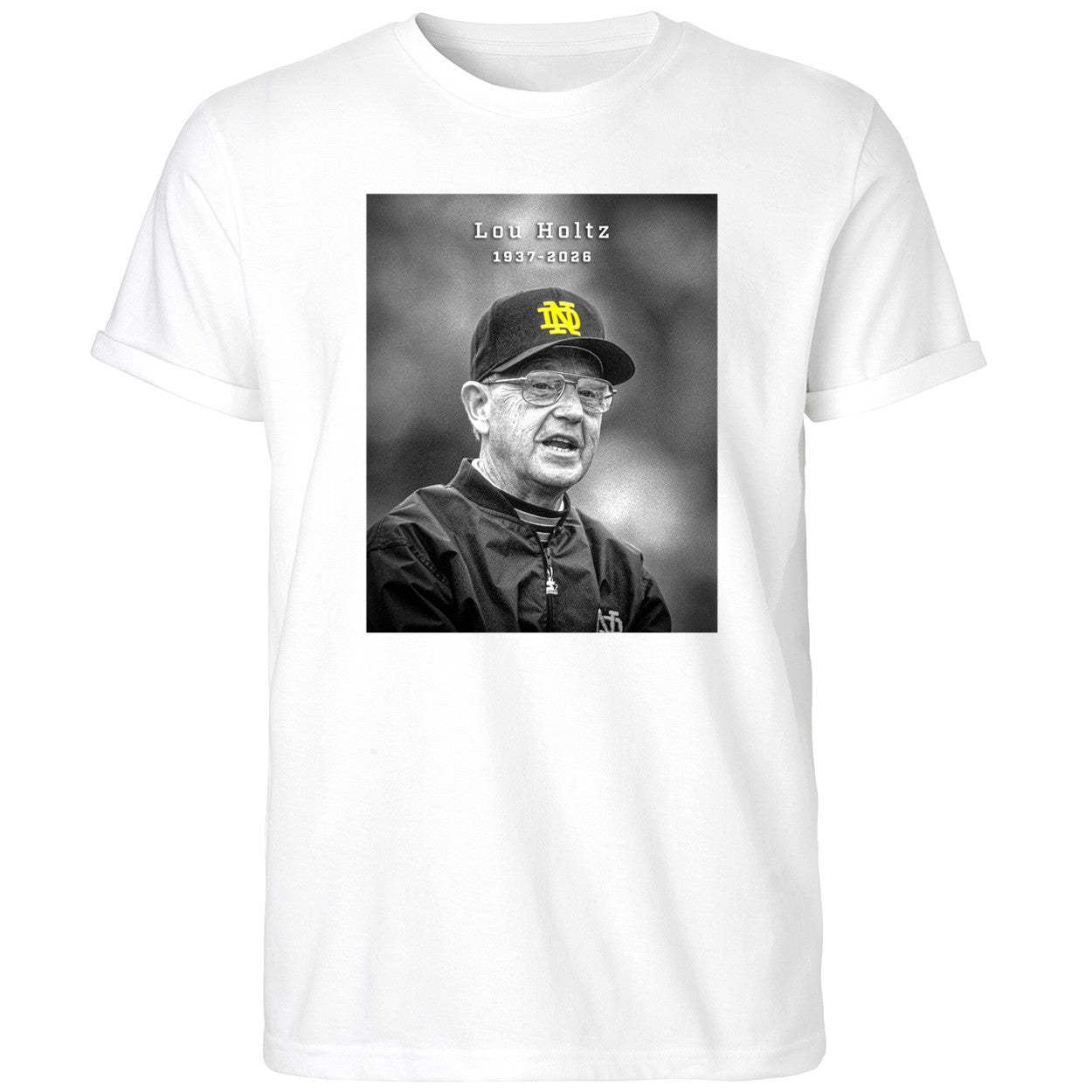 Legendary Notre Dame Coach Lou Holtz 1937-2026 Shirt