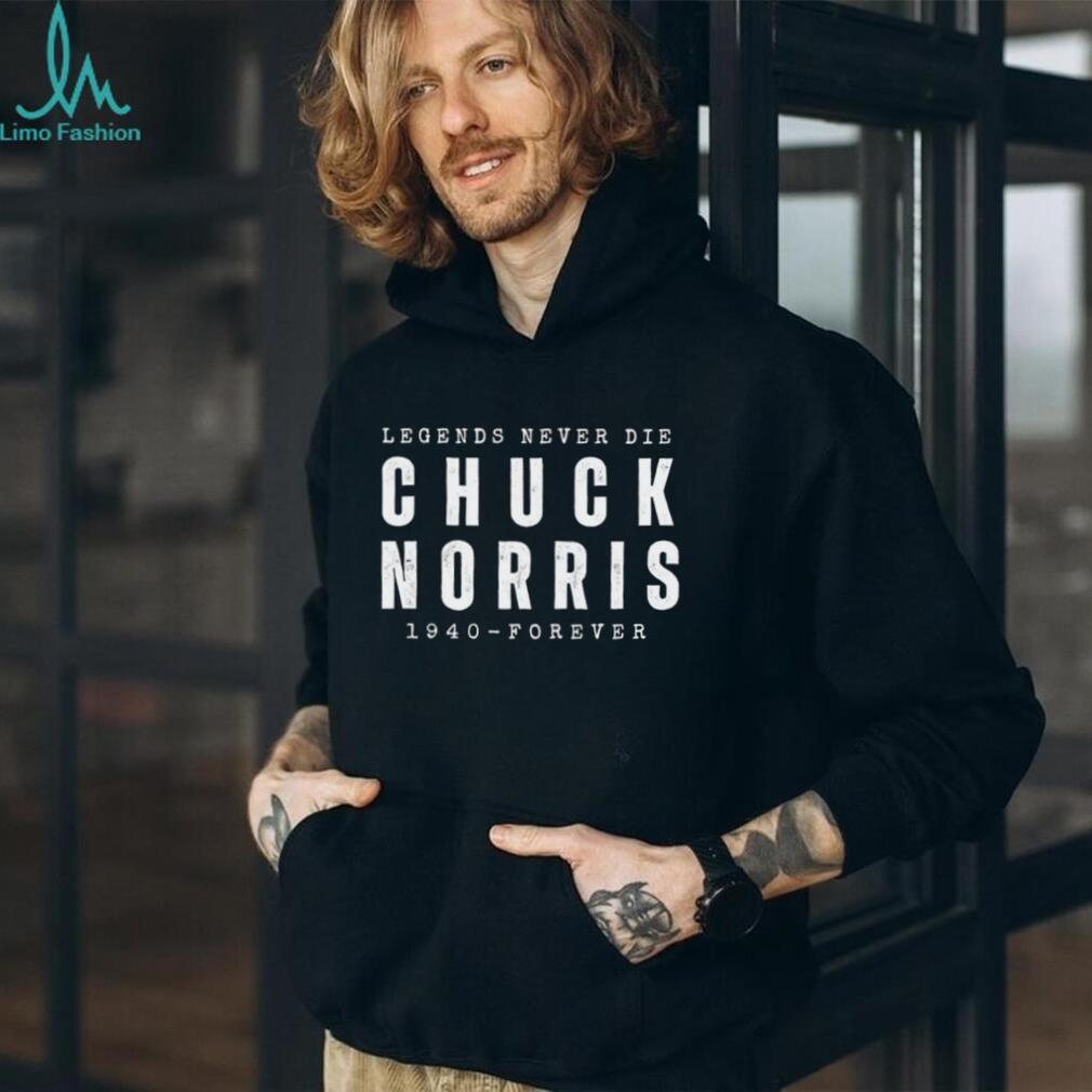 Legends Never Die Chuck Norris 1940 Forever Tribute T Shirt