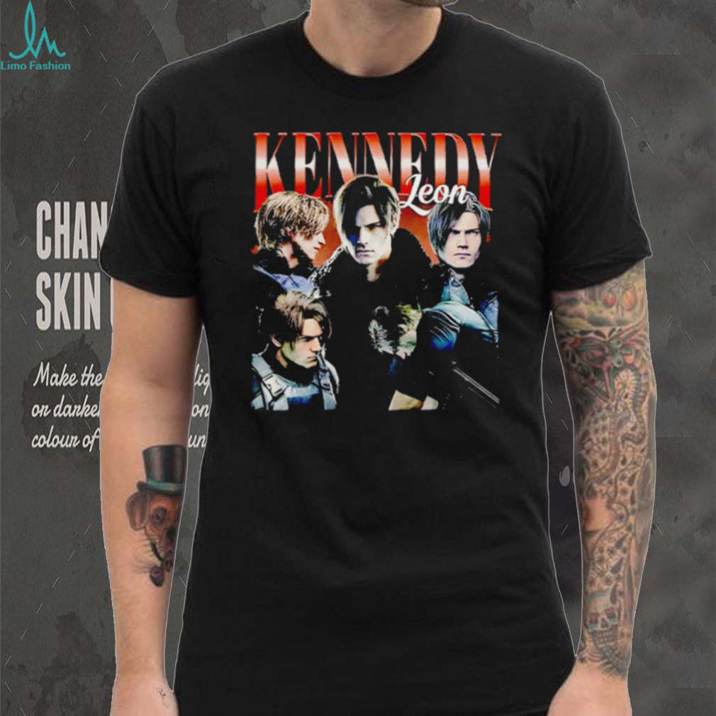 Leon S. Kennedy Resident Evil Vintage 90s Bootleg Style Anime T shirt