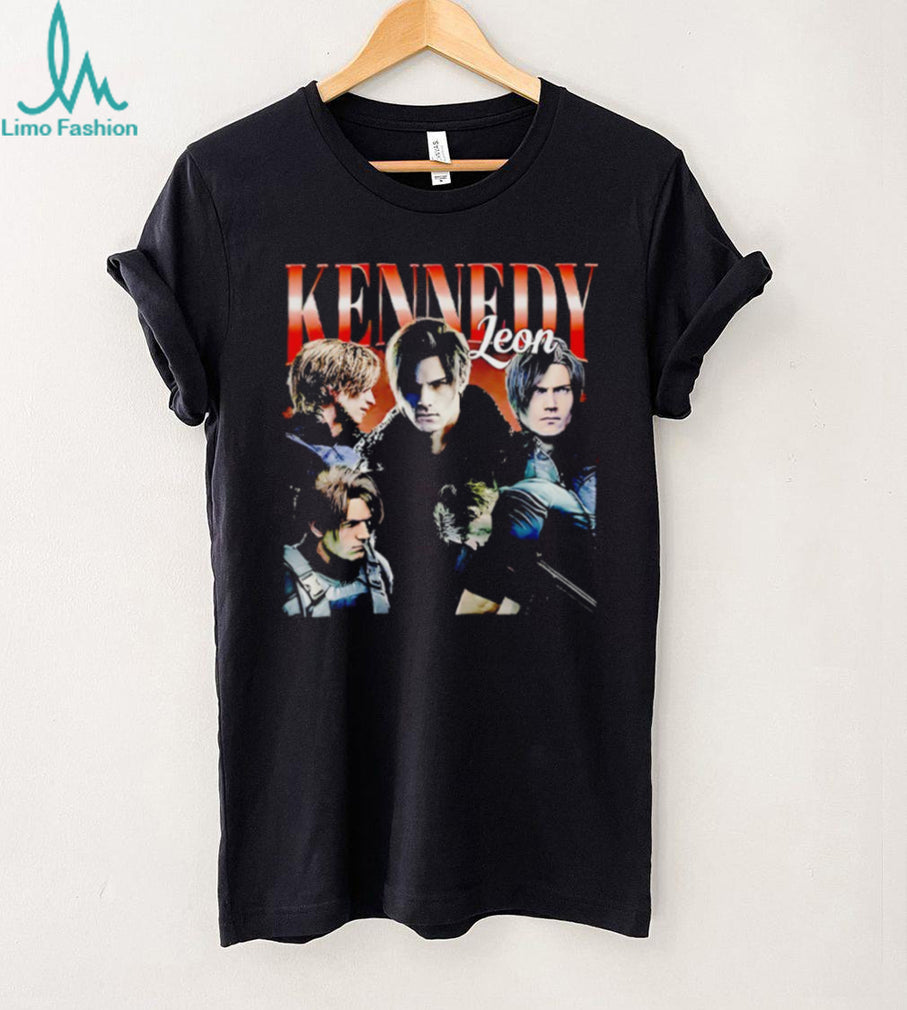 Leon S. Kennedy Resident Evil Vintage 90s Bootleg Style Anime T shirt