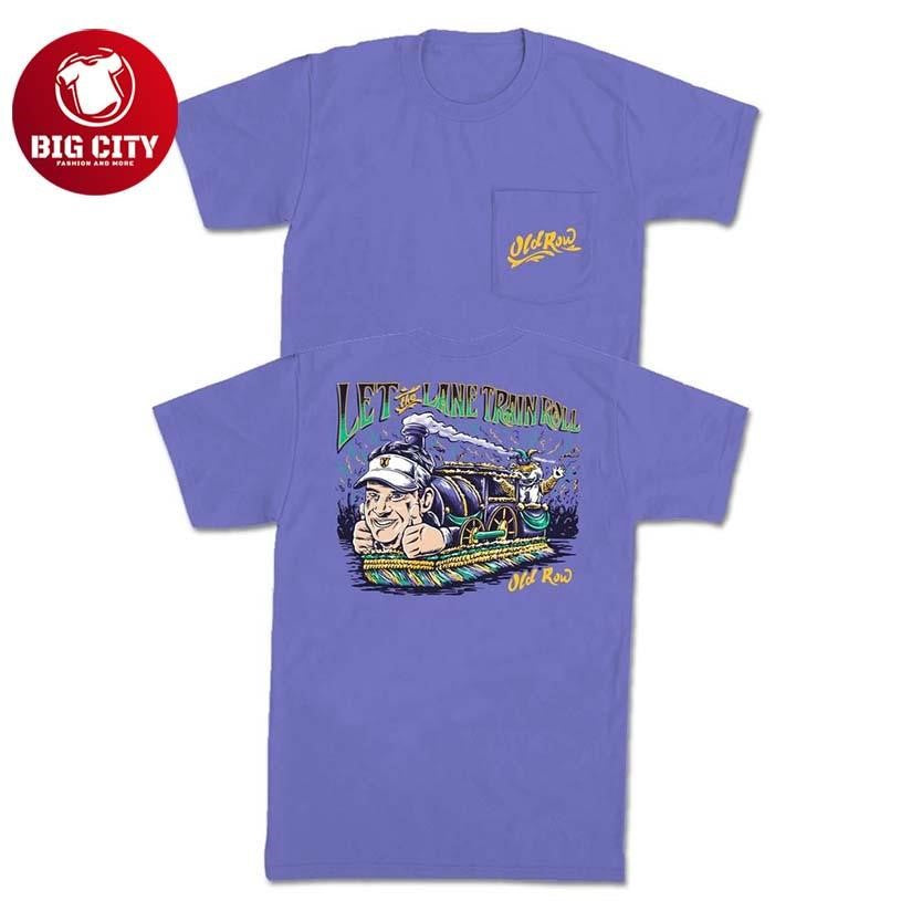 Let The Lane Train Roll Old Row Two Sided Shirt