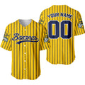 Let’s Go Bananas Savannah Bananas Personalized Baseball Jersey