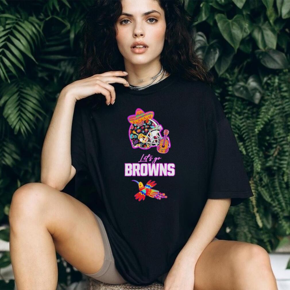 Let’s Go Browns Hispanic Heritage Fiesta Hummingbird Mexican Folk shirt
