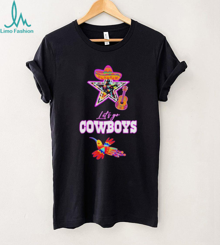 Let’s Go Cowboys Hispanic Heritage Fiesta Mexican Folk shirt