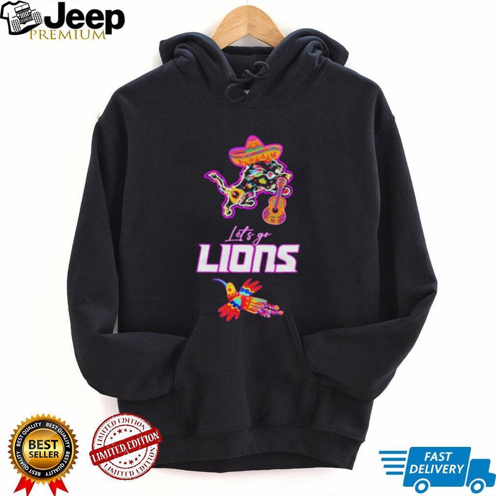 Let’s Go Lions Hispanic Heritage Fiesta Mexican Folk shirt