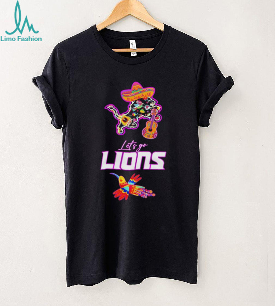 Let’s Go Lions Hispanic Heritage Fiesta Mexican Folk shirt