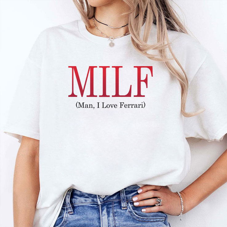 Lewis Hamilton MILF Man I Love Ferrari Shirt
