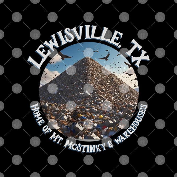 Lewisville Texas Trash Mountain Warehouse Shirt