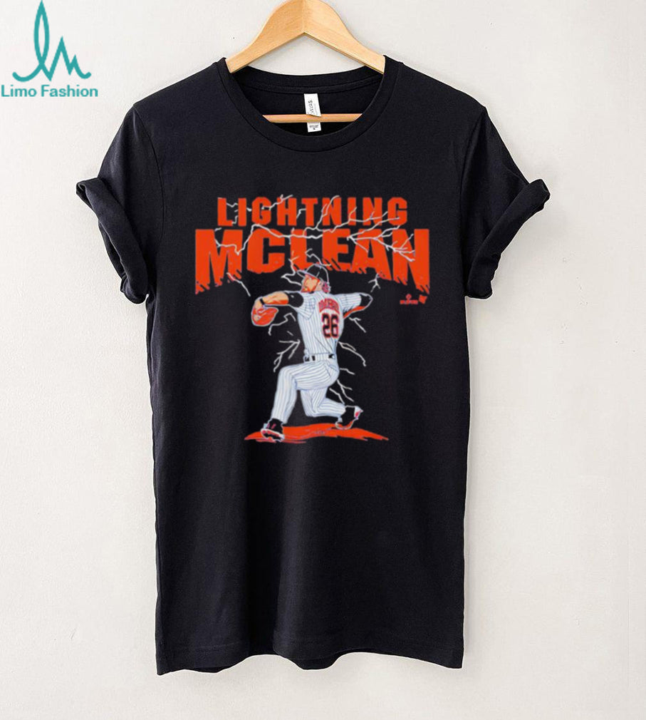 Lightning McLean Baseball Pitcher Sports Graphic T Shirt