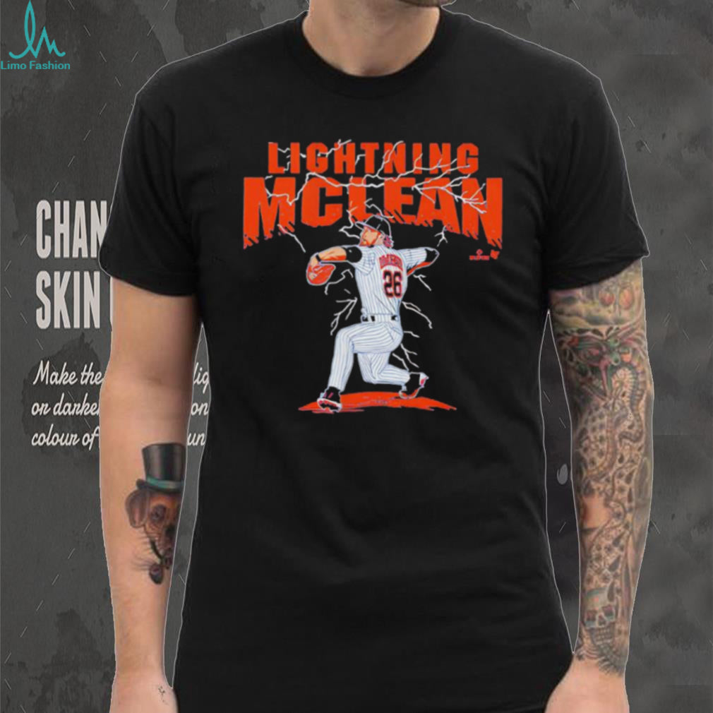 Lightning McLean Baseball Pitcher Sports Graphic T Shirt