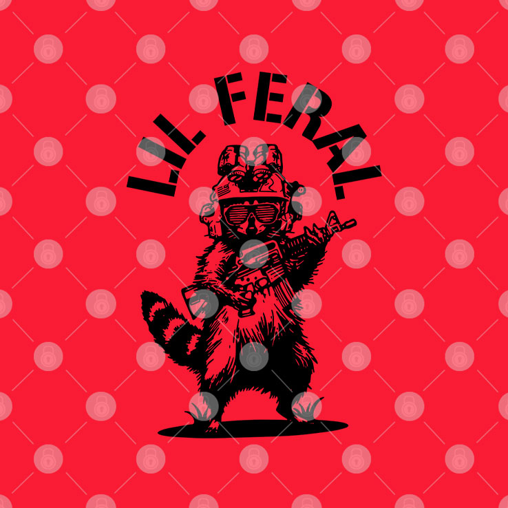 Lil Feral Raccoon T Shirt