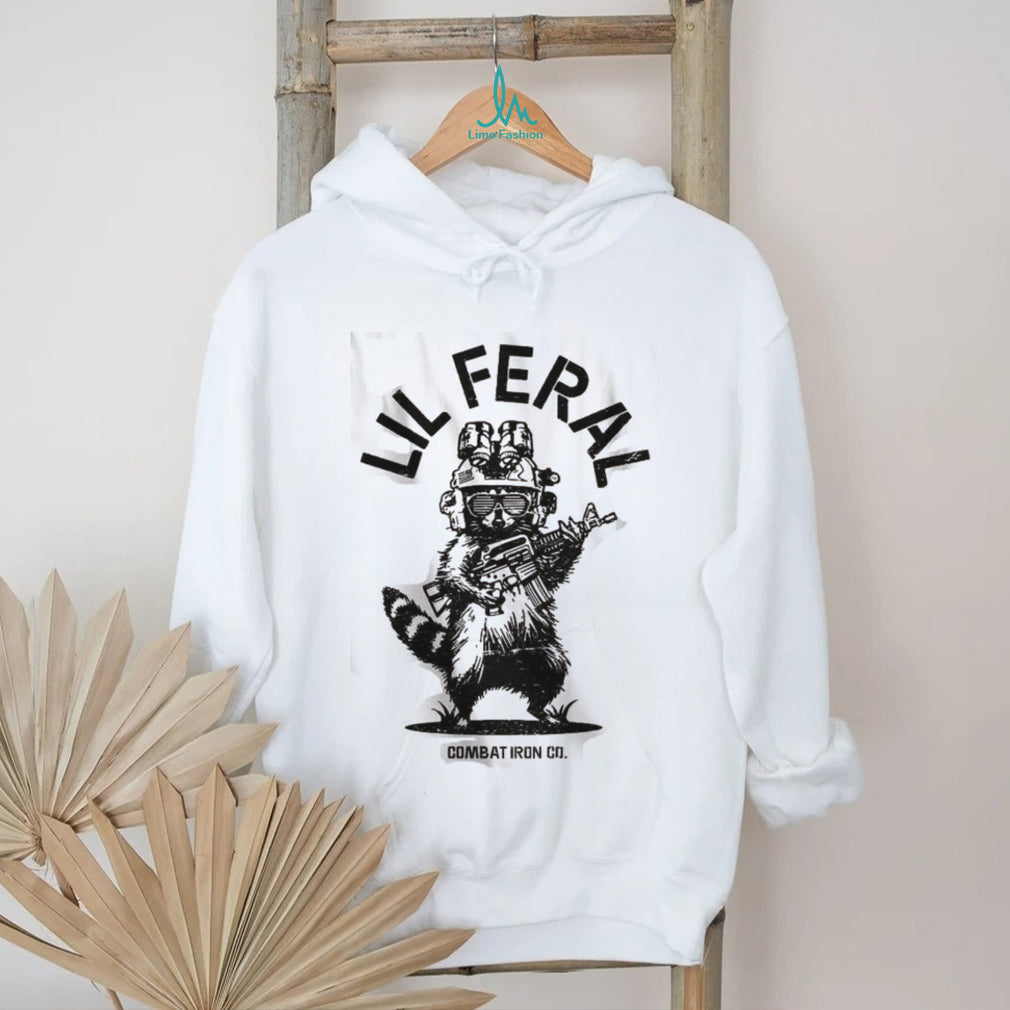 Lil Feral Tactical Raccoon Night Vision Combat Iron Co. Shirt
