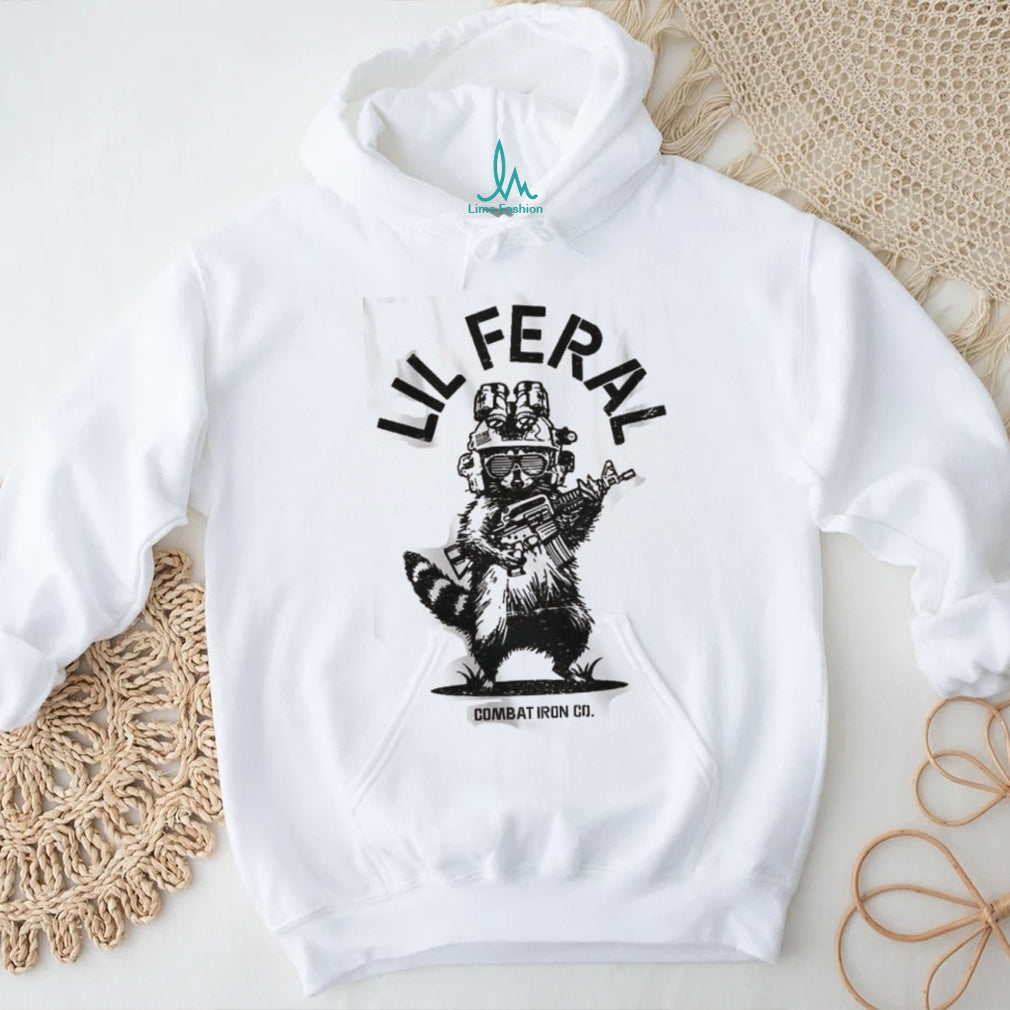 Lil Feral Tactical Raccoon Night Vision Combat Iron Co. Shirt