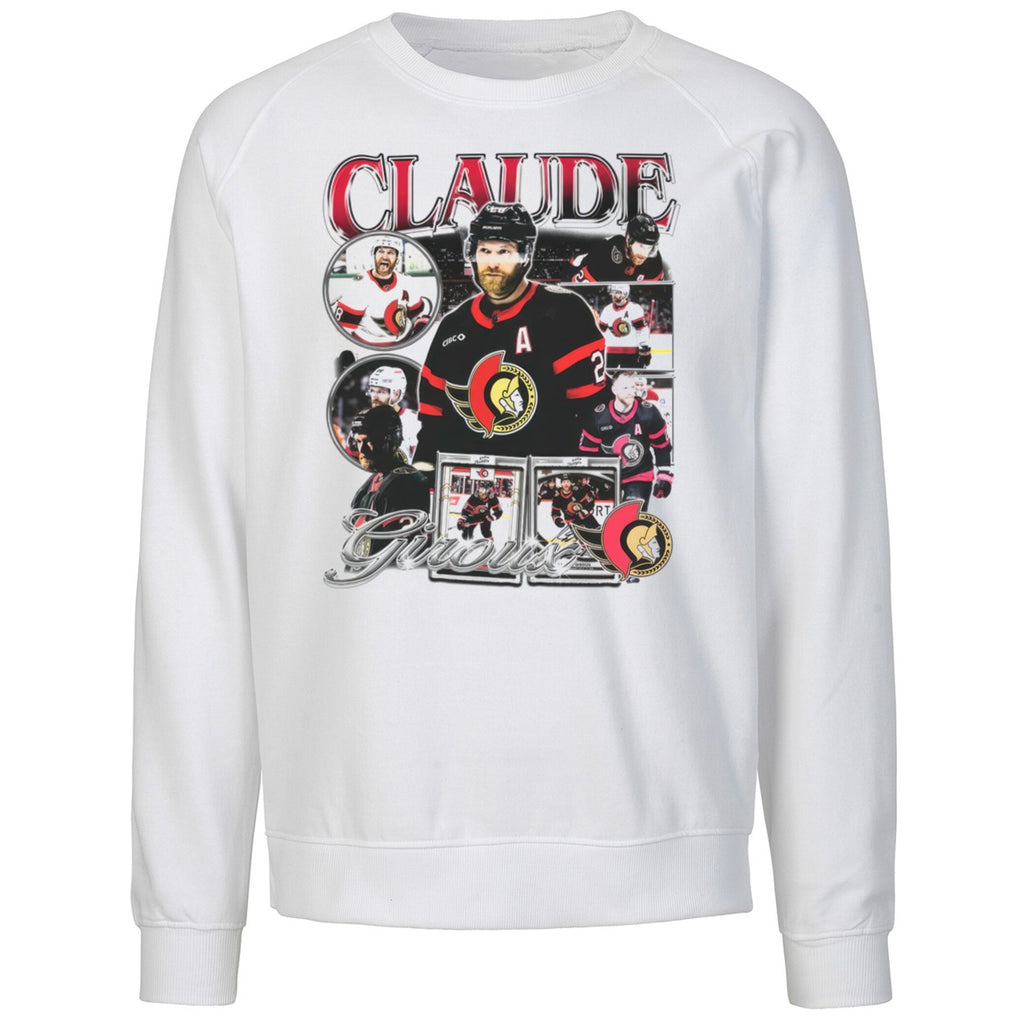 Linus Ullmark Wearing Claude Giroux Shirt