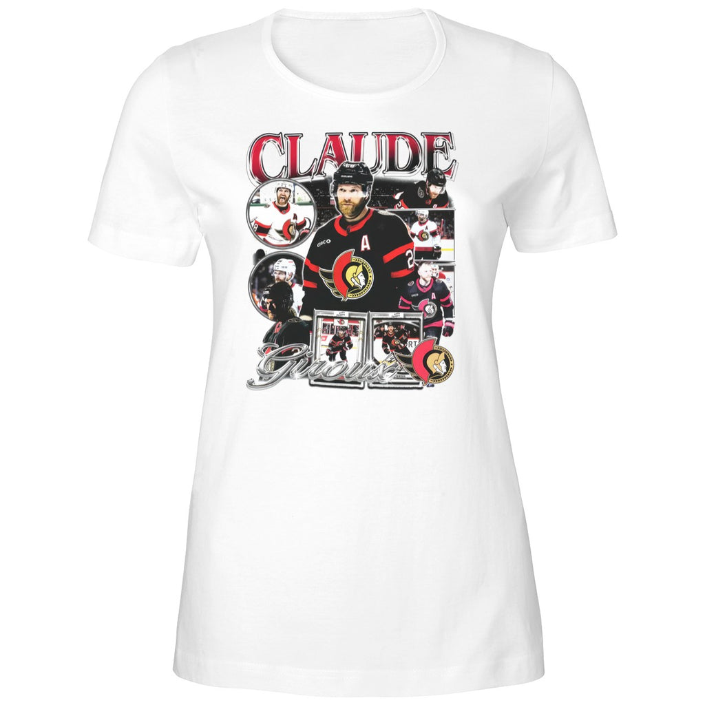 Linus Ullmark Wearing Claude Giroux Shirt
