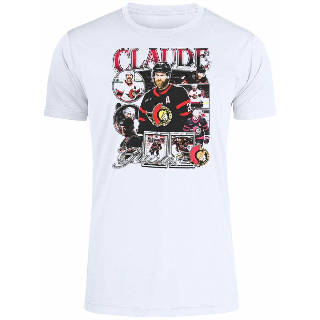 Linus Ullmark Wearing Claude Giroux Shirt