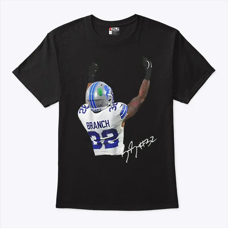 Lions Brian Branch Middle Finger Shirt Shirt