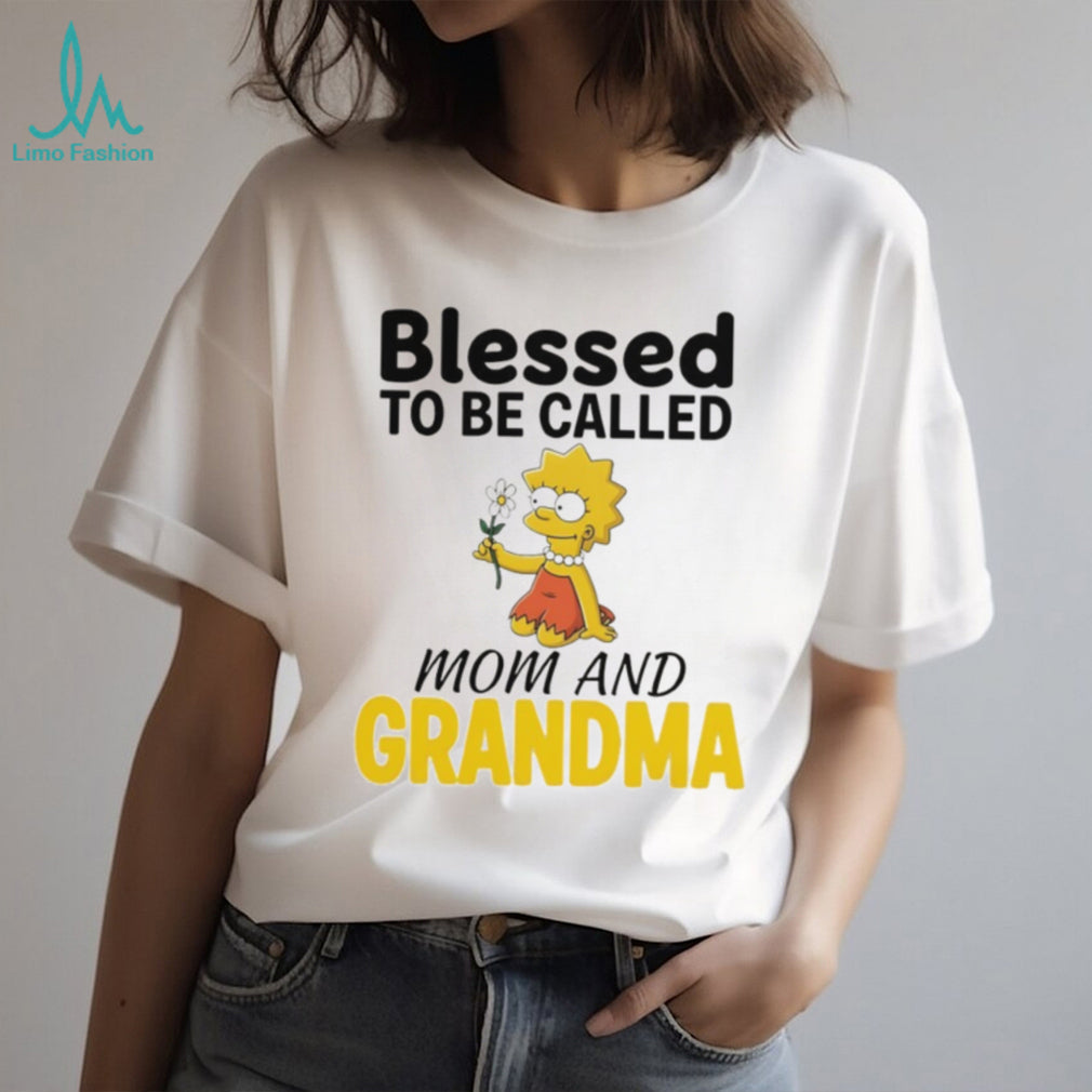 Lisa Simpson Blessed To Be Called Mom And Grandma T Shirt