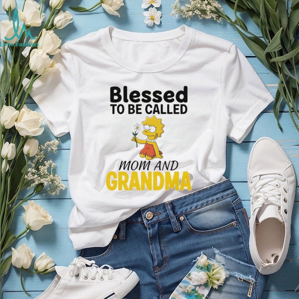 Lisa Simpson Blessed To Be Called Mom And Grandma T Shirt