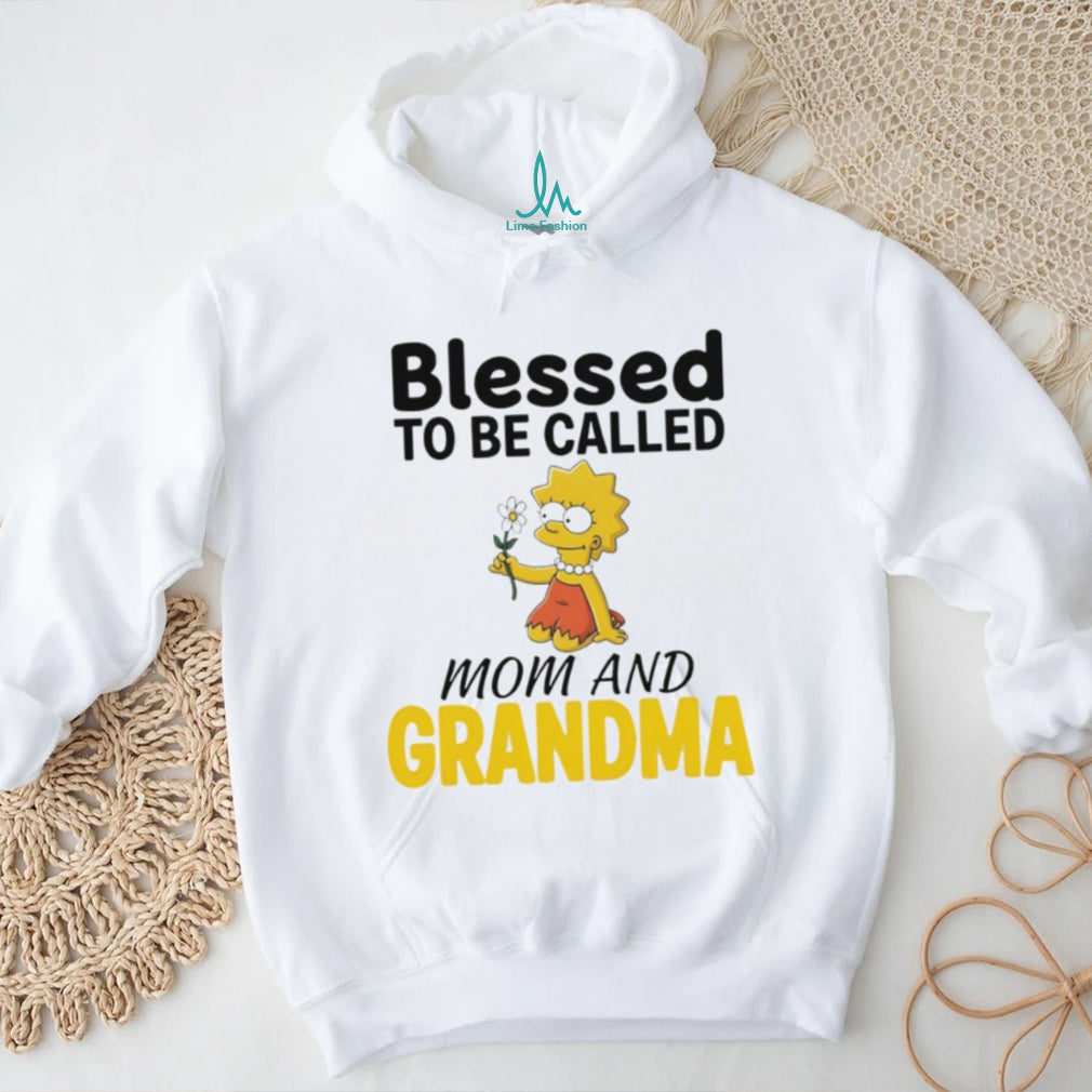 Lisa Simpson Blessed To Be Called Mom And Grandma T Shirt