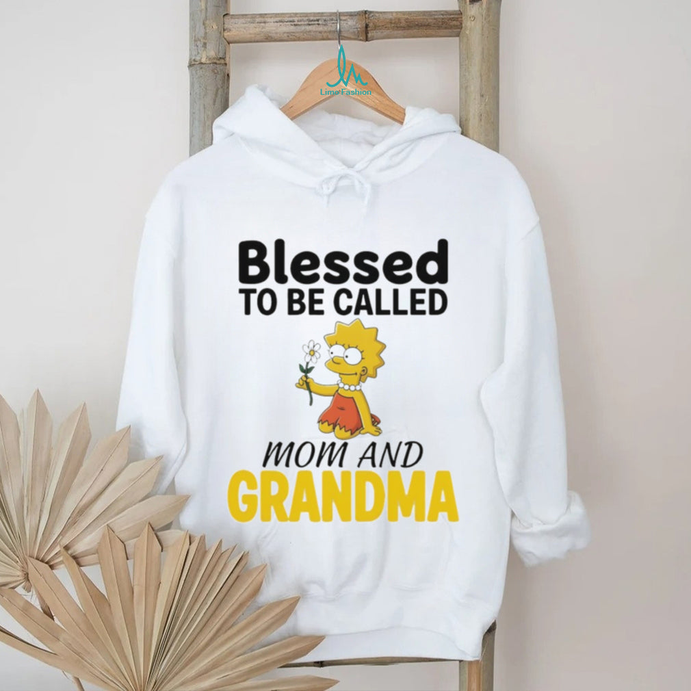 Lisa Simpson Blessed To Be Called Mom And Grandma T Shirt