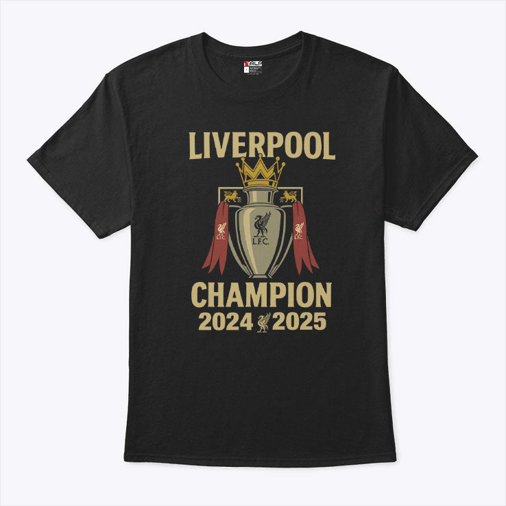 Liverpool Champions 2024-2025 T Shirt