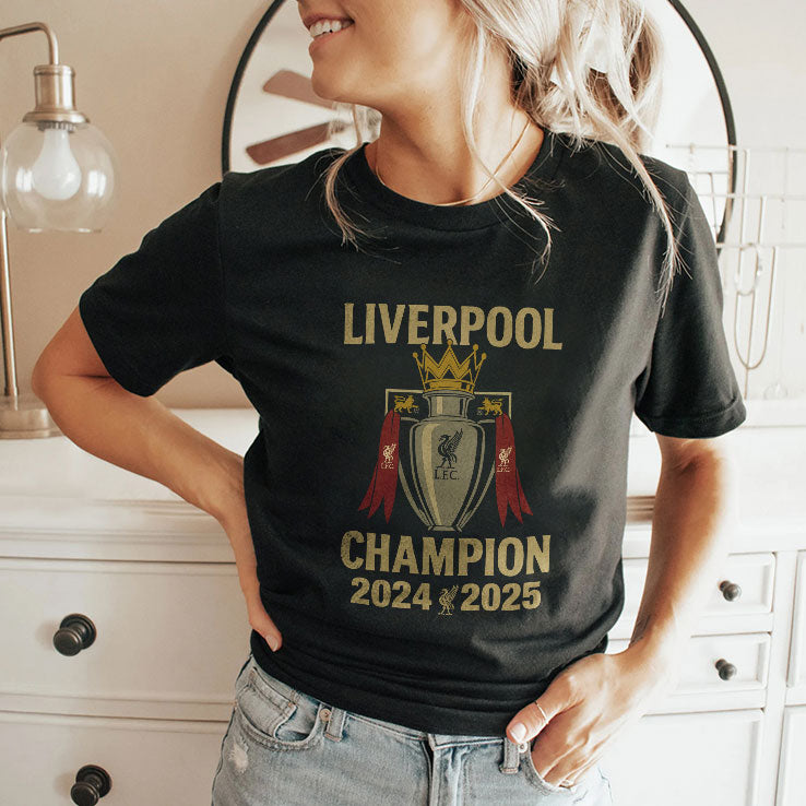 Liverpool Champions 2024-2025 T Shirt