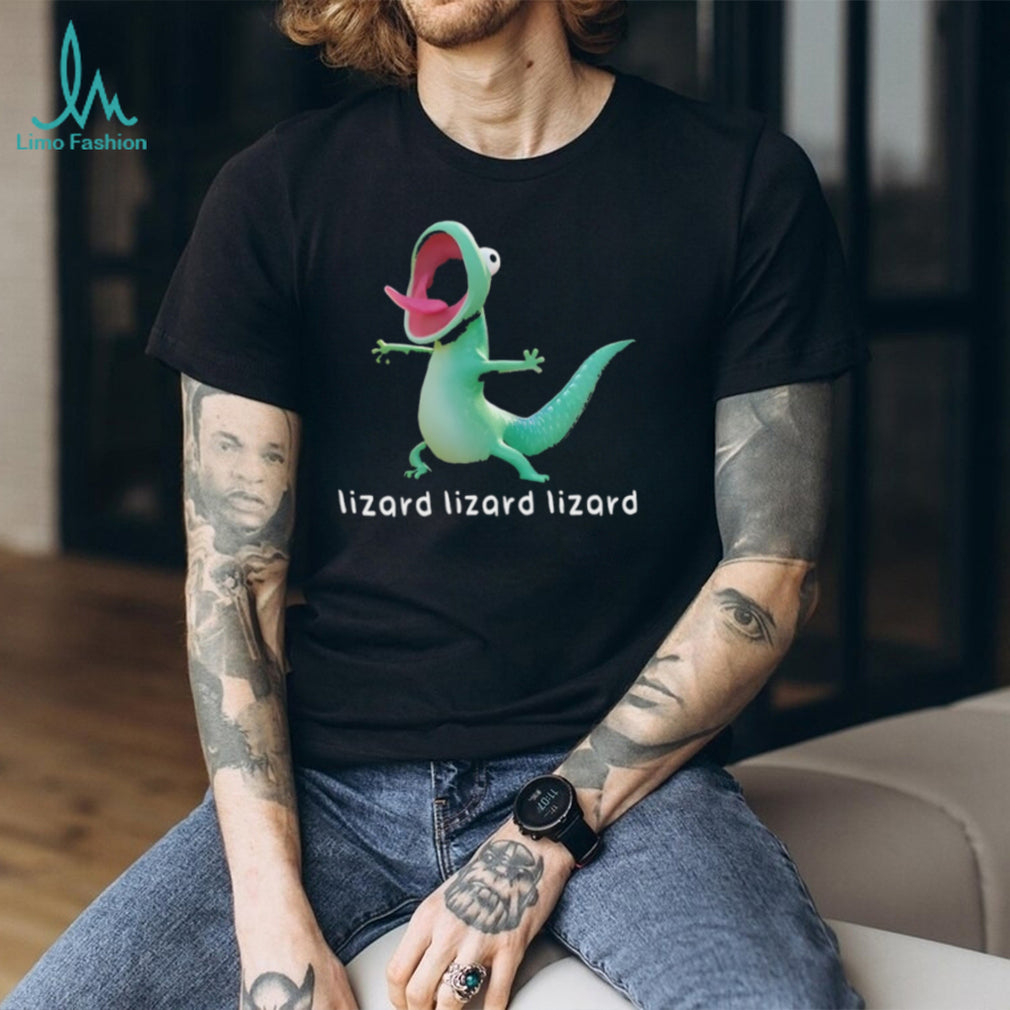 Lizard Lizard Lizard Funny Screaming Gecko Meme Graphic T Shirt