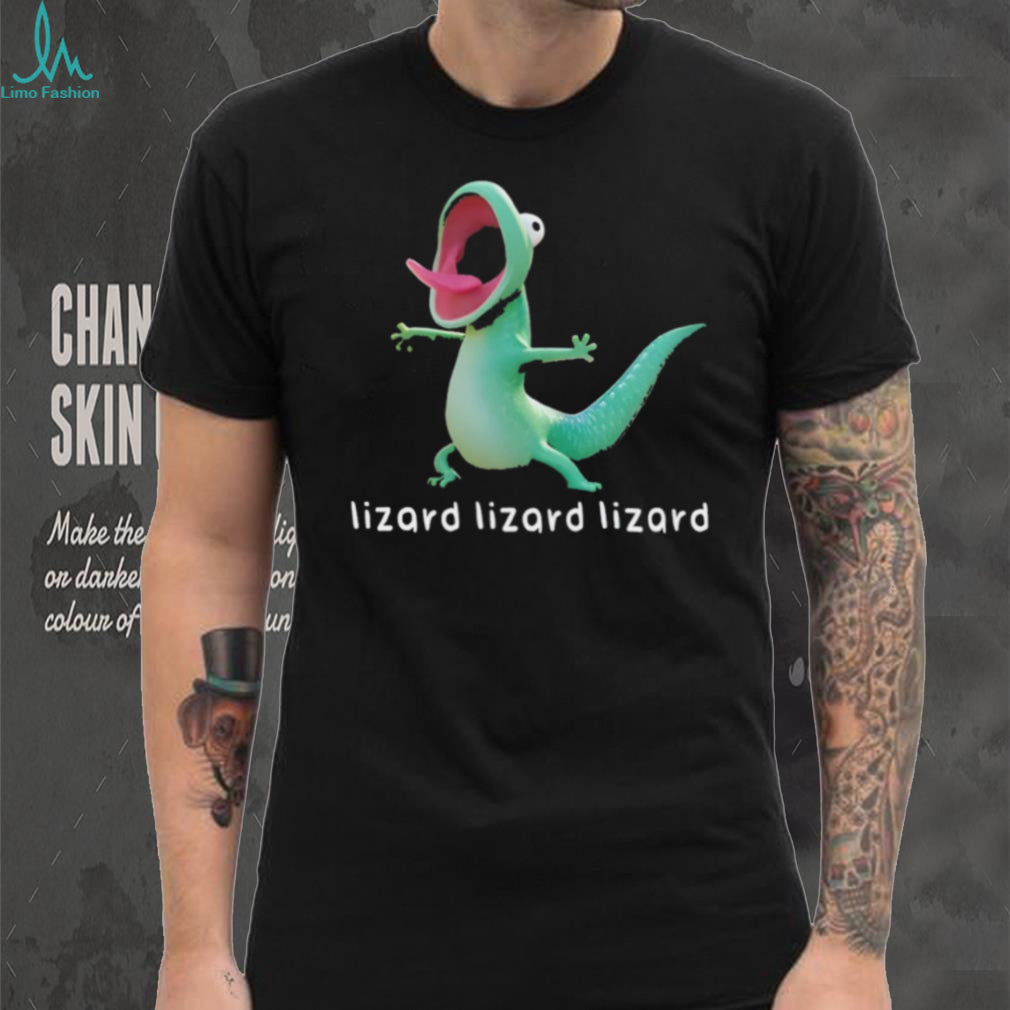 Lizard Lizard Lizard Funny Screaming Gecko Meme Graphic T Shirt