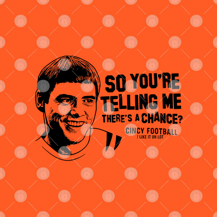 Lloyd Christmas So You’re Telling Me There’s A Chance Cincy Football Shirt