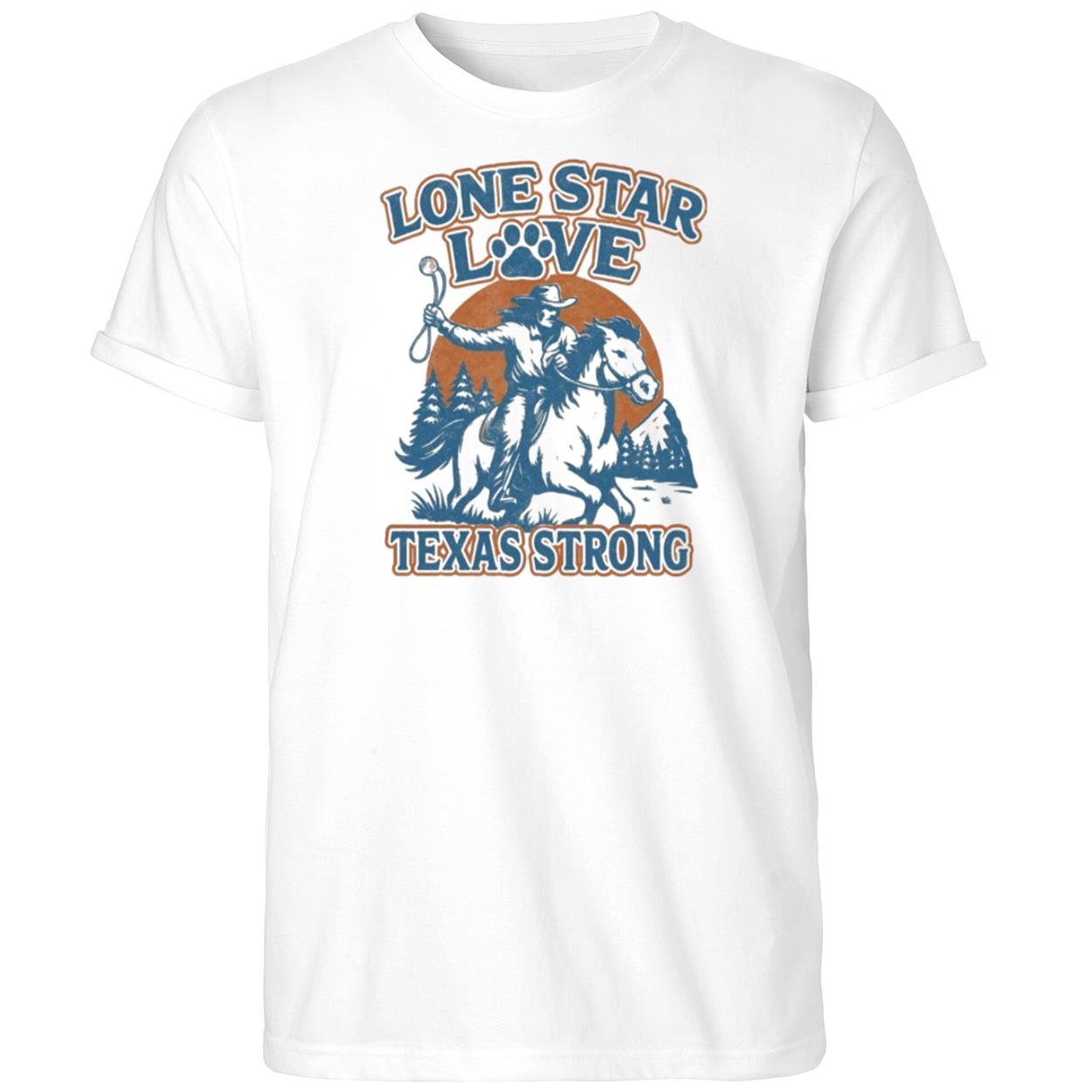 Lone Star Love Texas Strong Cowboy Shirt