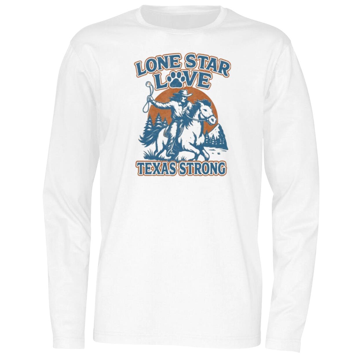 Lone Star Love Texas Strong Cowboy Shirt