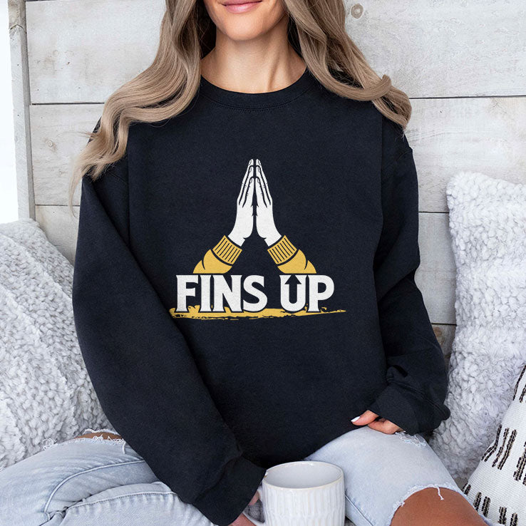Long Island University Sharks Fins Up T Shirt