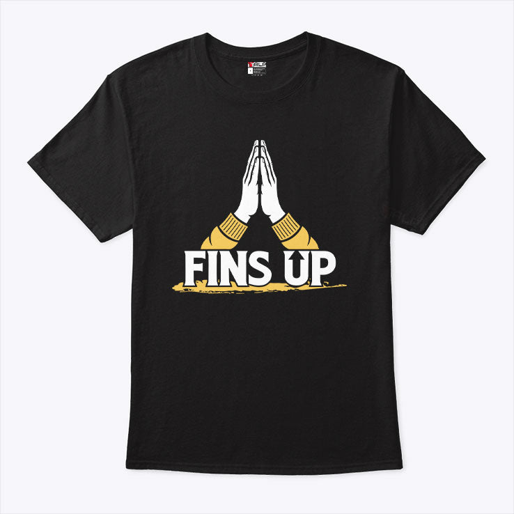 Long Island University Sharks Fins Up T Shirt