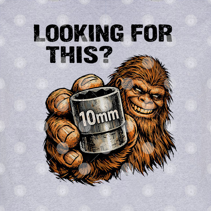 Looking For This Funny Bigfoot 10mm Socket Mechanic T Shirt