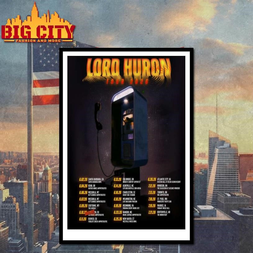 Lord Huron 2026 Tour US Poster Shirt