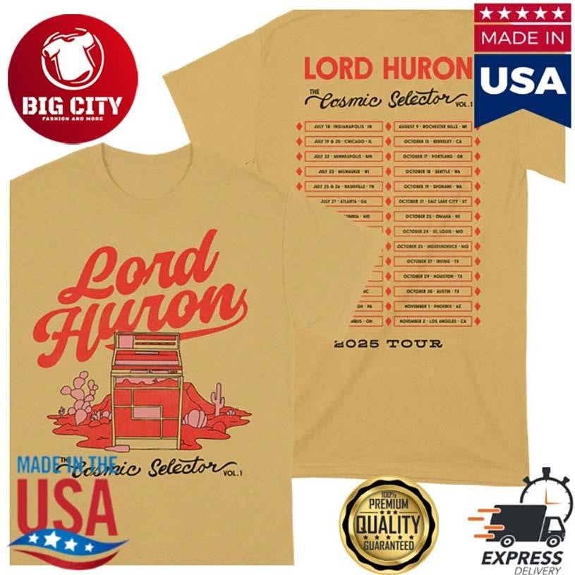 Lord Huron Official Cs Tour Two Sided Shirt