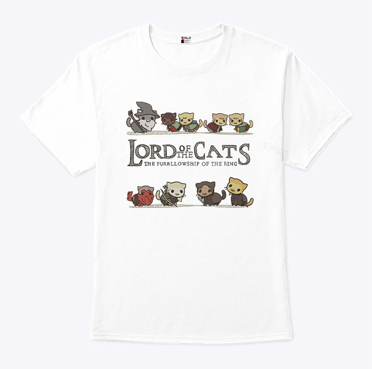 Lord Of The Cats The Furrlowship Of The Ring T Shirt