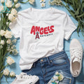 Los Angeles Angels Vintage Logo Heather Grey Pullover T shirt