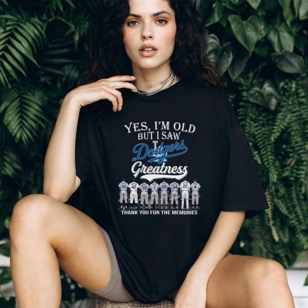 Los Angeles Dodgers Baseball Legends Hall Of Fame Vintage Retro Style Men Fans Shirt