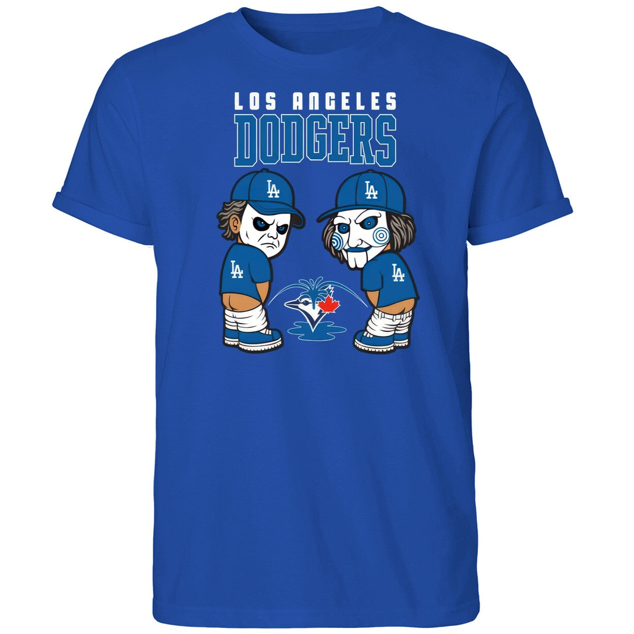 Los Angeles Dodgers Peeing Toronto Blue Jays Shirt