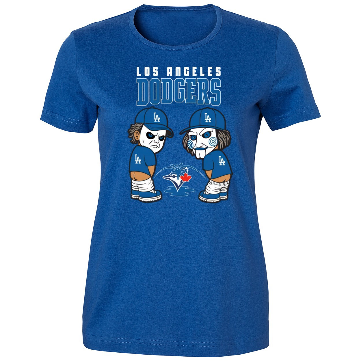 Los Angeles Dodgers Peeing Toronto Blue Jays Shirt